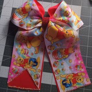 Colorful Winnie the Pooh Hair Bow